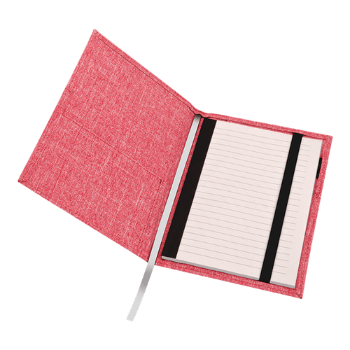 A5 Melange Notebook With Front Pocket