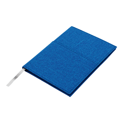 A5 Melange Notebook With Front Pocket