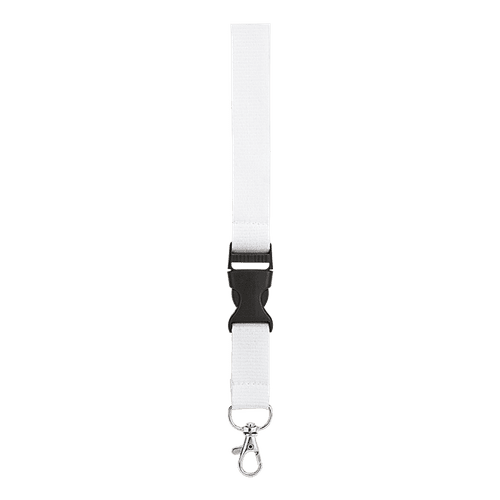 Woven Lanyard With Plastic Buckle