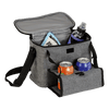Cooler with Folding Cup Holders