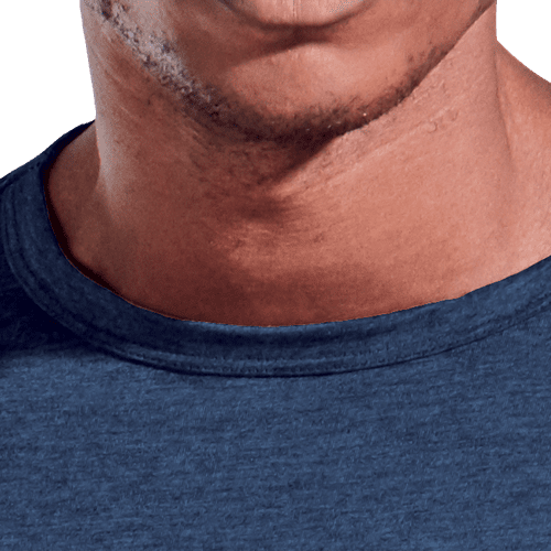 Mens Melange Crew Neck T-Shirt