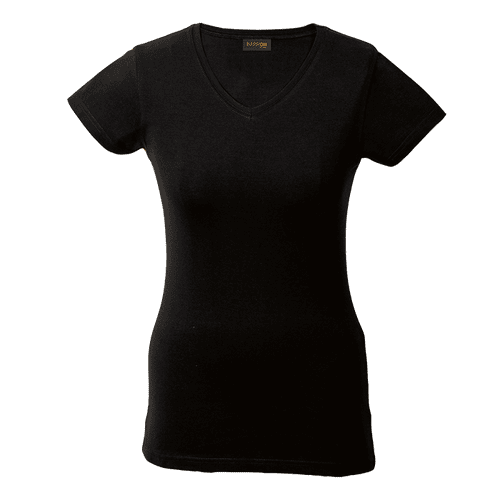 Ladies 170g Slim Fit V-Neck T-Shirt