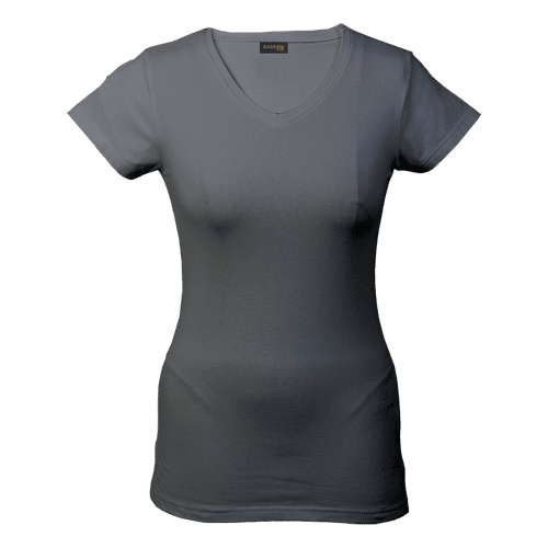 Ladies 170g Slim Fit V-Neck T-Shirt