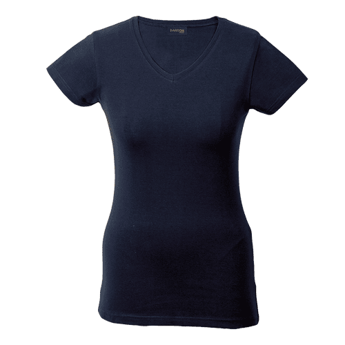 Ladies 170g Slim Fit V-Neck T-Shirt