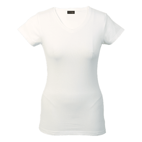 Ladies 170g Slim Fit V-Neck T-Shirt