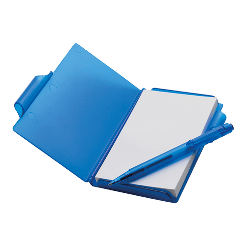 Notebook and Pen in Plastic Case