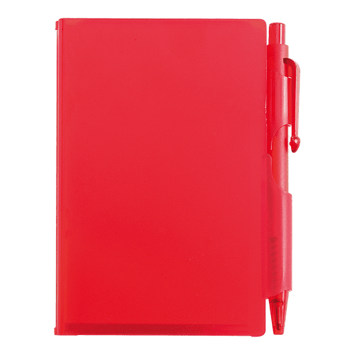 Notebook and Pen in Plastic Case