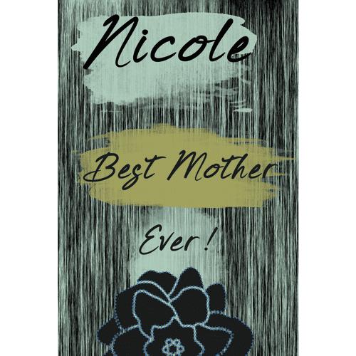 Personalized Best Mom Ever Version 2 Greeting Card