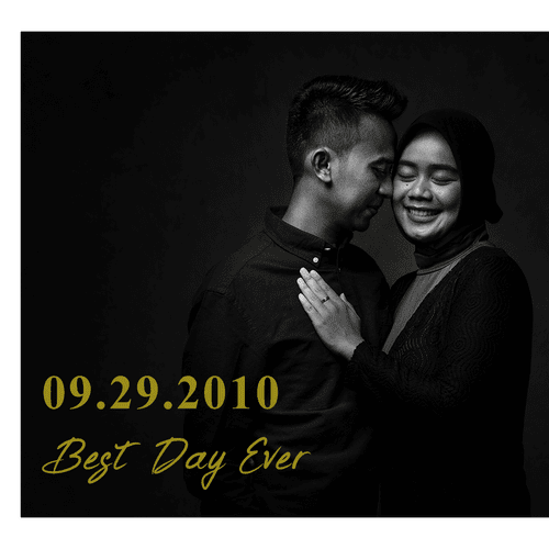 Personalized Best Day Greeting Card