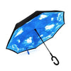 Reversible Hook Handle Umbrella 70P