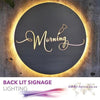 Back Lit Sign