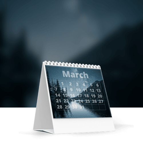 Wiro desk calendar