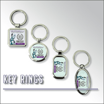Metal Blank Key Rings