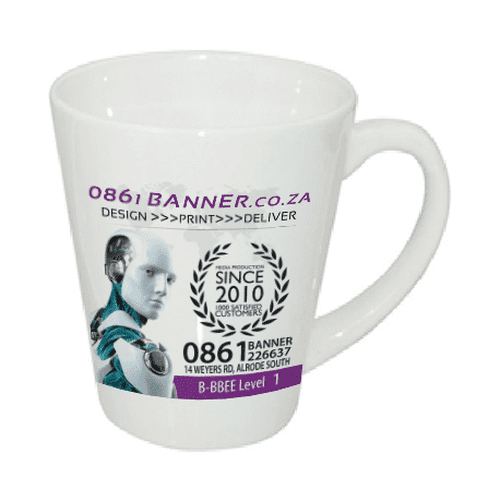 12 OZ LATTE WHITE MUGS