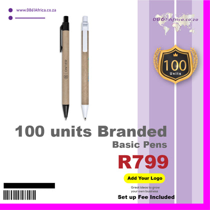 Branded basic pens Environment friendly