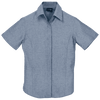 Ladies Oxford Blouse Short Sleeve