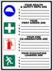 Health & Safety rep safety sign (M135 A)