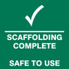 Scaffolding Safe For Use safety sign (MV34)