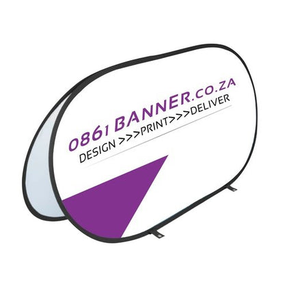 Pop Up Banner / Spring Steel Frame - Branded