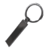 Slim Blank Metal Keyring