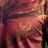 Crimson Ember Golf Shirt