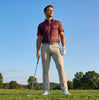 Crimson Ember Golf Shirt