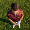 Crimson Ember Golf Shirt