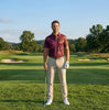 Crimson Ember Golf Shirt