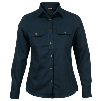 Ladies Bush Shirt Long Sleeve