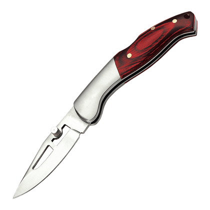 Lockback Wood Handled Knife