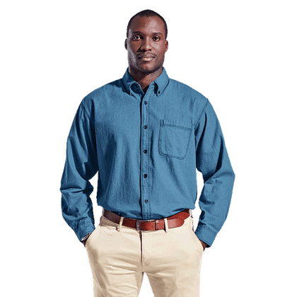 Mens Denim Shirt Long Sleeve