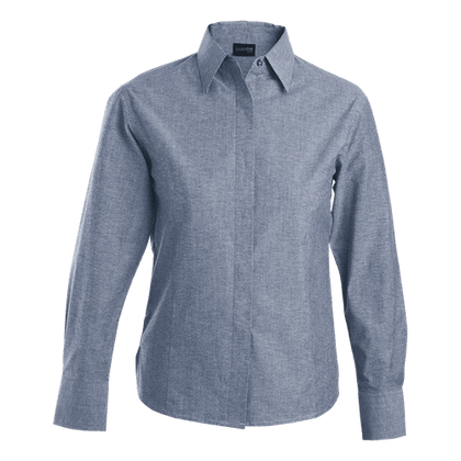 Ladies Oxford Blouse Long Sleeve