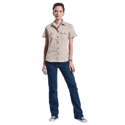 Ladies Plain Bush Shirt