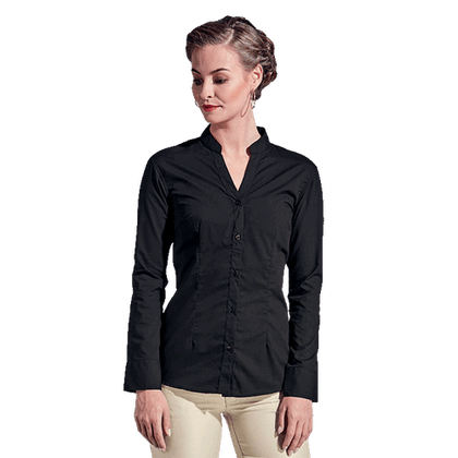 Ladies Barista Blouse Long Sleeve