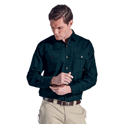 Mens Bush Shirt Long Sleeve