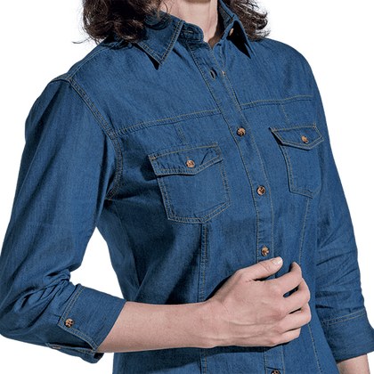 Ladies Denver Denim Blouse