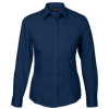 Ladies Basic Poly Cotton Blouse Long Sleeve