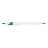 Slim White Barrel Ballpoint Pen