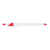 Slim White Barrel Ballpoint Pen