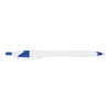 Slim White Barrel Ballpoint Pen