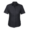 Ladies Basic Poly Cotton Blouse Short Sleeve