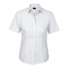 Ladies Basic Poly Cotton Blouse Short Sleeve