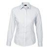 Ladies Basic Poly Cotton Blouse Long Sleeve
