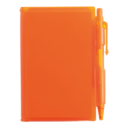 Notebook and Pen in Plastic Case