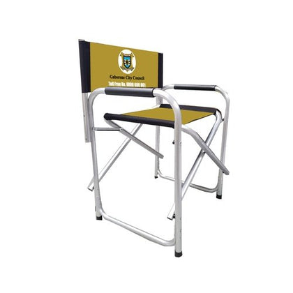 Aluminium Directors Chair - Back rest branded only